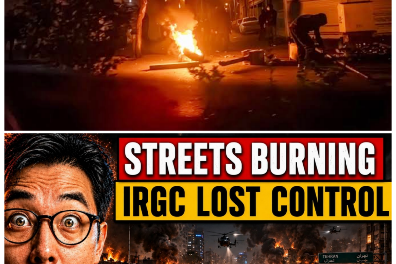 “Iran’s Streets Ablaze: The IRGC Faces Unprecedented Uprising as Control Slips Away!” -ZZ  Tonight, the streets of Iran are a battleground as the IRGC faces an unprecedented uprising, with flames lighting the night sky. The people are rising up, demanding change in a display of unity and courage that has left the regime reeling. What ignited this fierce rebellion, and what will it mean for the future of the country? Prepare for a thrilling exploration of a nation in turmoil, where the fight for freedom hangs in the balance!