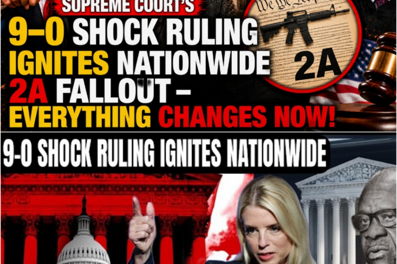 Supreme Court’s 9–0 SHOCK Ruling IGNITES Nationwide 2A Fallout — EVERYTHING Changes NOW!