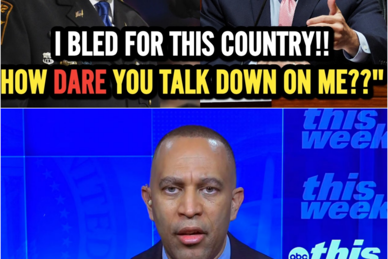 Hakeem Jeffries Immediately Regrets Challenging MAGA Sheriff Clarke During Explosive Live TV Showdown