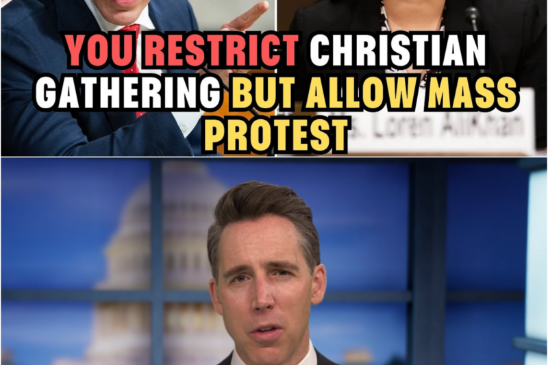 “YOU BANNED CHURCH GATHERINGS BUT ALLOWED MASS PROTESTS?” — Josh Hawley GOES NUCLEAR on Democrat Nominee in EXPLOSIVE Hearing!