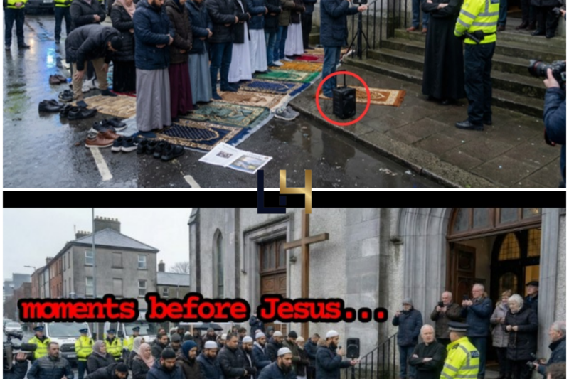 Muslims Try To Pray Outside Catholic Church Then THIS HAPPENED...