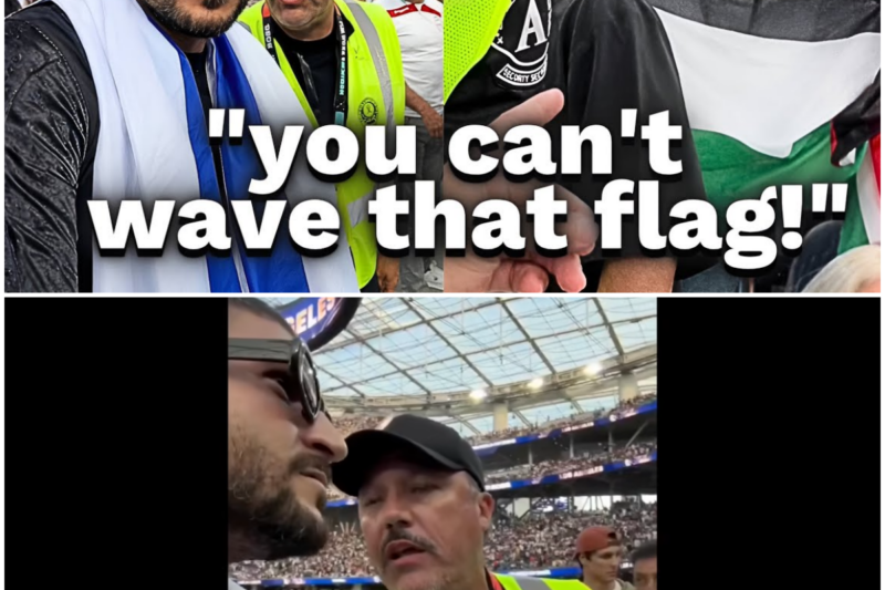 Zionist Waves Israeli Flag at FIFA & Islamist Goes Berserk!
