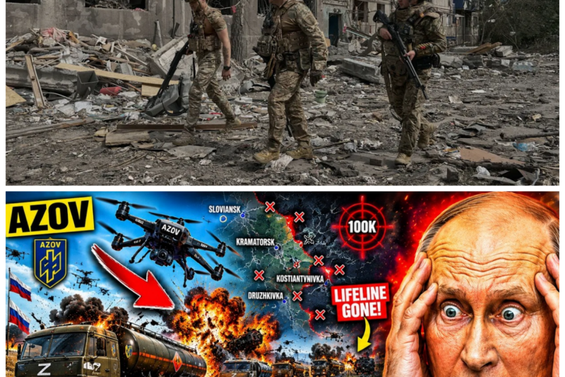 “Ukraine’s Secret Weapon Strikes: 100,000 Russian Soldiers Trapped!” In a dramatic escalation of the conflict, Ukraine has unleashed a secret weapon that has trapped a staggering 100,000 Russian soldiers, leaving military experts stunned and the Kremlin reeling. “Did anyone really think Ukraine would sit idly by?” As the details of this audacious strategy come to light, the potential ramifications for both sides are profound, igniting fierce discussions about the future of the conflict and the resilience of Ukrainian forces as they seize the initiative in this high-stakes game of warfare.