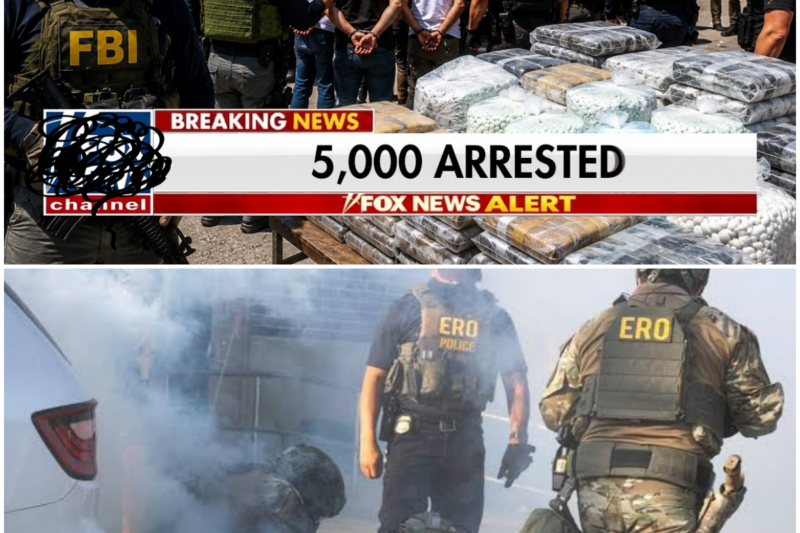 FBI & ICE Launch Massive Chicago Raid — 5,000 Arrested, 4 Tons of Fentanyl Seized