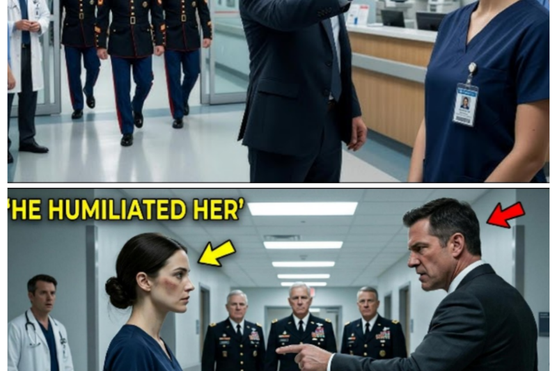 The CEO Hum1l1ated the Qu1et Nurse—H0urs Later, 3 Mar1ne Generals Came f0r H1m