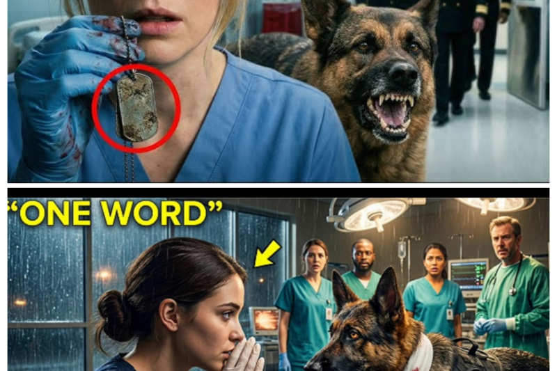N0 One C0uld T0uch the W0unded SEAL K9 — Unt1l the R00k1e Nurse Sa1d One W0rd