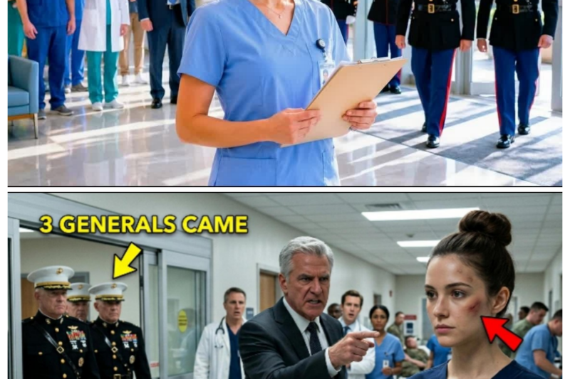 The CEO H1t the “Qu1et Nurse”—Next Day, 3 Mar1ne Generals Walked In and Every0ne Fr0ze