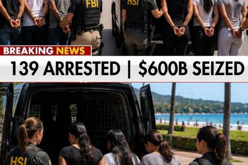 F8I & ĐEA Launch Massive Hawaii Raid — 129 Arrested, $600B Assets Seized