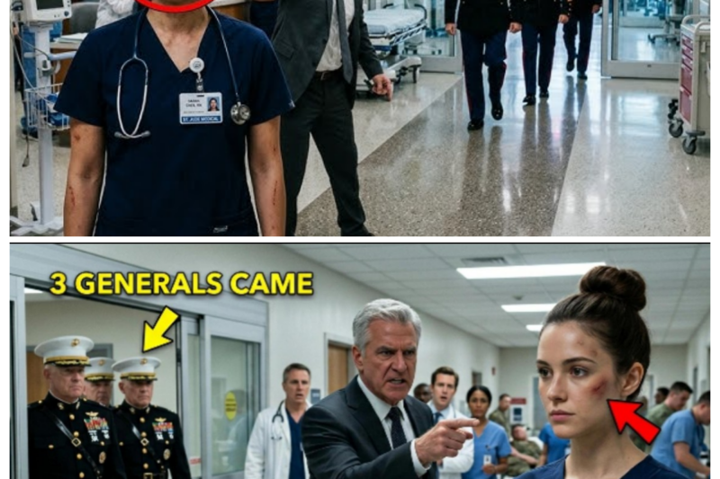 The CEO H1t the “Qu1et Nurse”—Next Day, 3 Mar1ne Generals Walked In and Every0ne Fr0ze