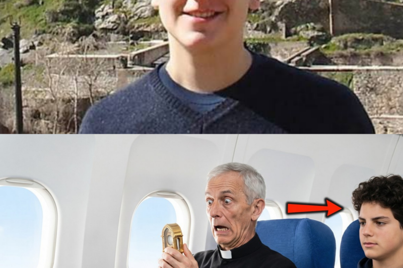 The priest who carried the relic of Carlo Acutis’s heart to Brazil saw something mid-flight