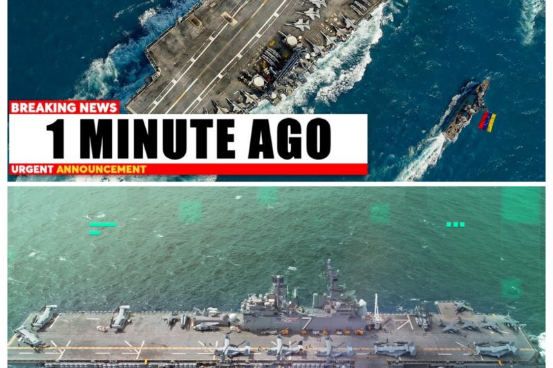 3 Venezuelan Warsh1ps Close In on a U.S. Carr1er — Then Th1s Happened