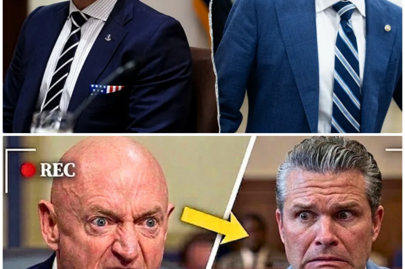 Pete Hegseth FREEZES After Mark Kelly Exposes Hidden Misconduct Payout