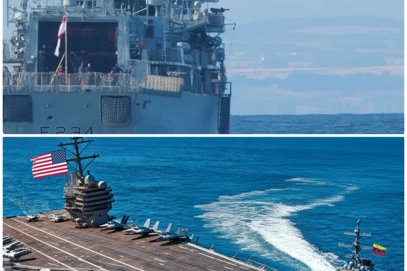3 Venezuelan Warships Try to Stop a U.S. Carrier — Then This Happened…
