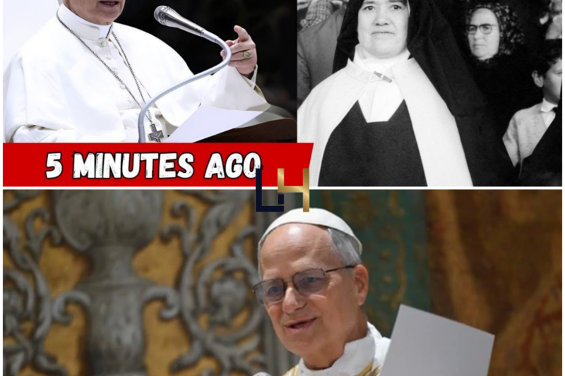 🚨 URGENT! Pope Leo 14 reveals the forbidden truth of Fatima’s Third Secret, the world wasn’t ready