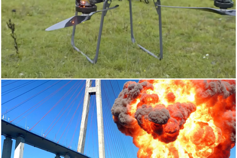 Ukrainian Drones STRIKE Russian Bridge – Then THIS Happened…