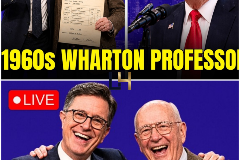 Colbert Found Trump’s 1960s Professor— He Revealed Everything About Trump’s Performance