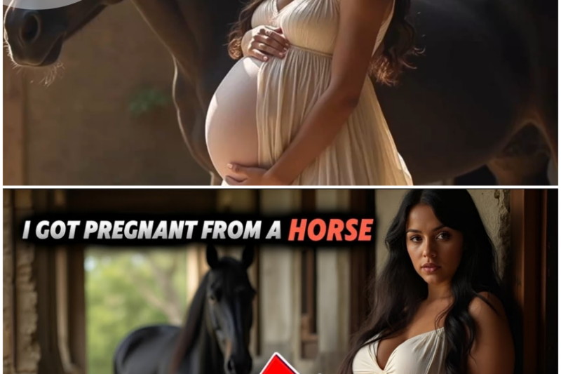 A woman got pregnant with a horse! Doctors were shocked when they saw the ultrasound! A true story