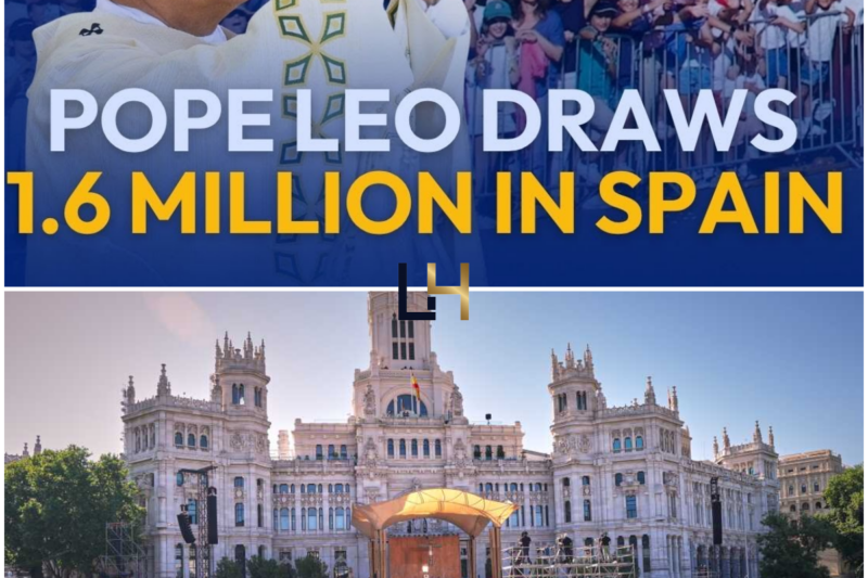 Pope Leo Draws Over 1 Million in Spain, Highlighting Massive Impact on Faithful