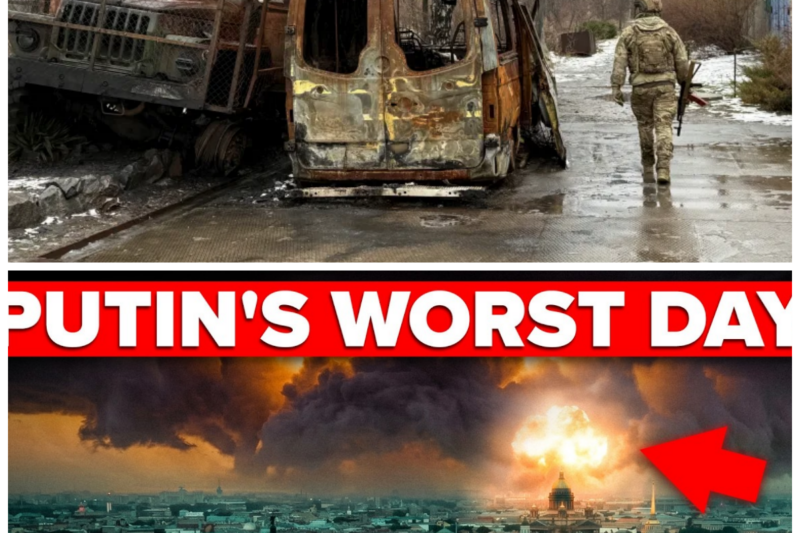 “Burning Ambitions: ‘Did They Just Turn Putin’s Dream City into Ashes?’ Ukraine’s Daring Strike Rocks the Russian Leadership!” As flames engulf Russia’s crown jewel city, the provocative question emerges: “Did they just turn Putin’s dream city into ashes?” With this bold assault, the emotional stakes rise, leaving military officials in Moscow scrambling to respond to this unprecedented act of defiance. This shocking update has sent ripples of panic throughout the Kremlin, forcing them to confront the uncomfortable truth that their control over key territories may be slipping. What other astonishing developments await as this high-stakes battle rages on?  The full story is in the comments below.