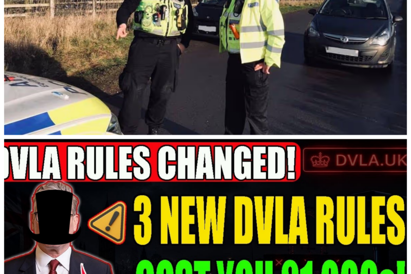 “Attention Drivers: Three Major DVLA Rule Changes Just Dropped—Are You at Risk of Breaking Them?” “Who needs clarity when you can have chaos?” In a shocking revelation that has left UK drivers reeling, the DVLA has announced three major changes to its rules that could spell disaster for those who aren’t paying attention! As motorists scramble to understand the implications, the anxiety of accidentally breaking the law is sending shockwaves through the community. Will these changes lead to safer roads, or will they create a frenzy of confusion and fines? The countdown has begun, and the stakes couldn’t be higher!