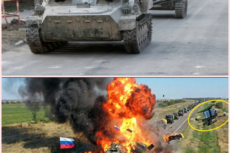 Ukrainian Drones STRIKE Russia’s Military Reinforcement Convoy to Crimea — Then THIS Happened…